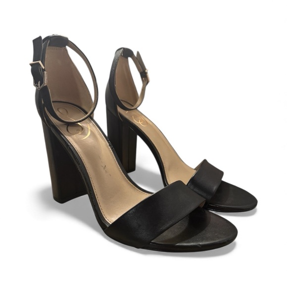 Sam Edelman Shoes - Sam Edelman Black Ankle Strap Heels